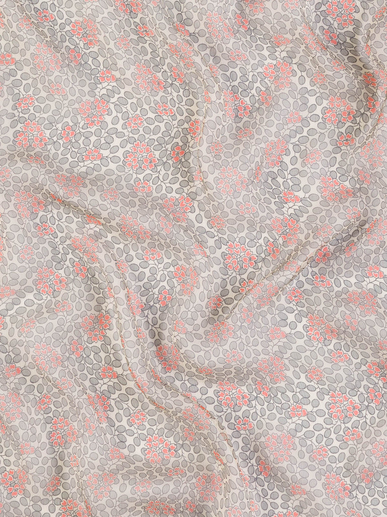 Honesty - Taupe and Coral - Fabworks Online