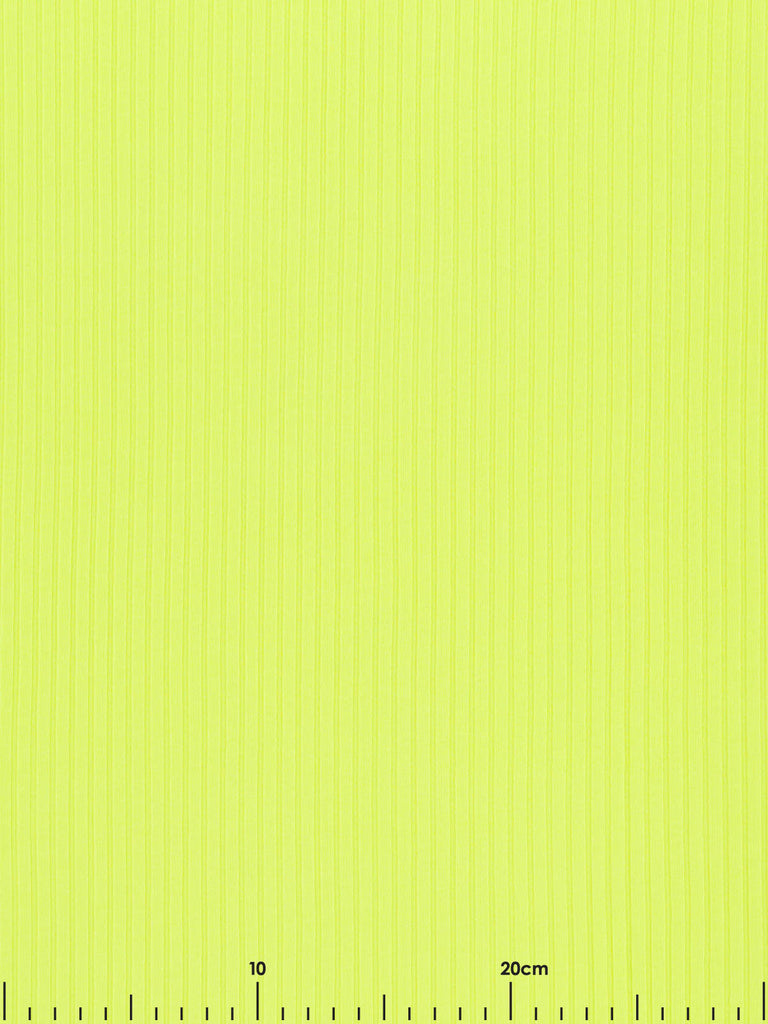 Day Glo Yellow - Slinky Rib Jersey - Fabworks Online