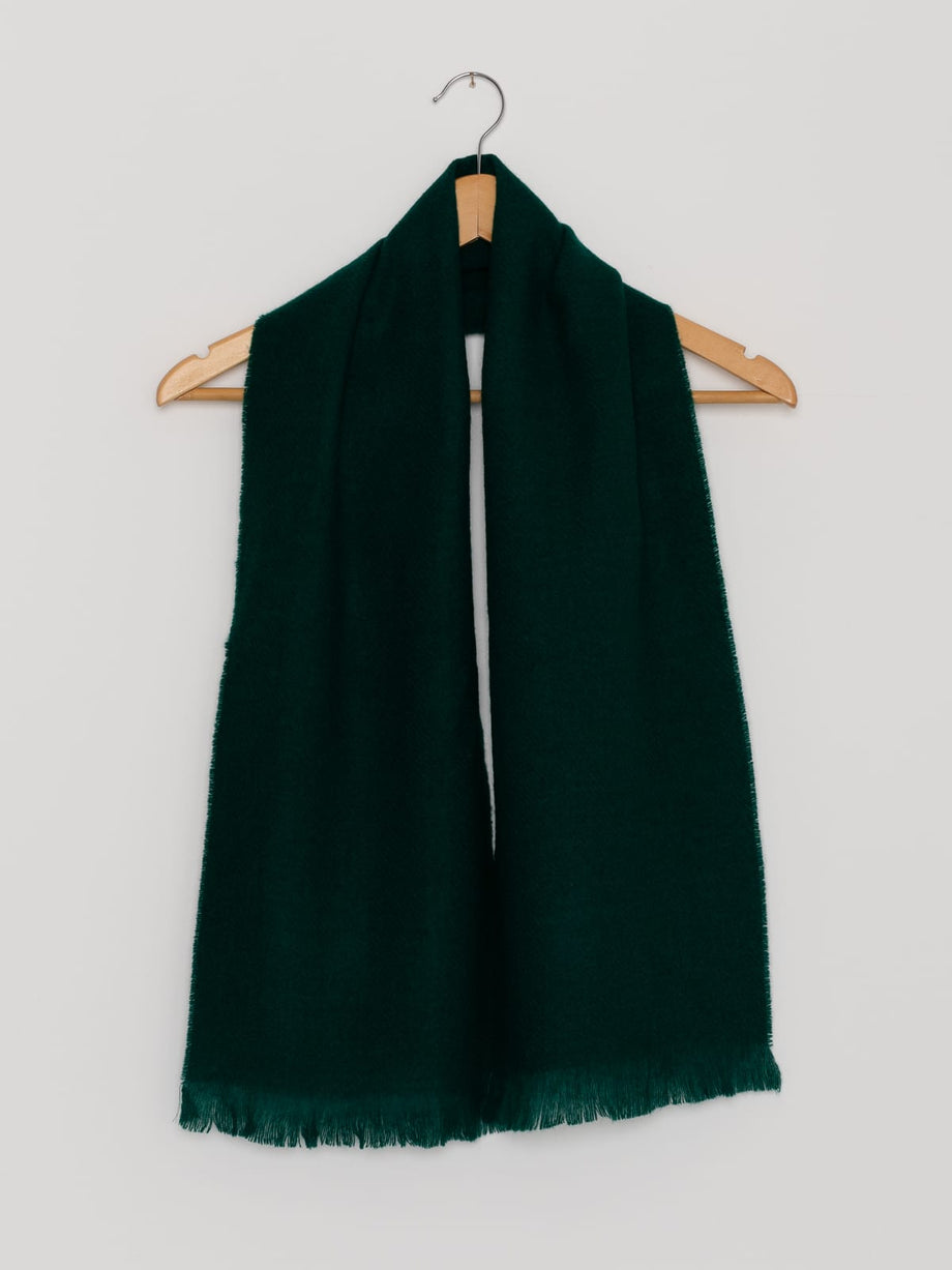 Dark Green Marl Pure Lambswool