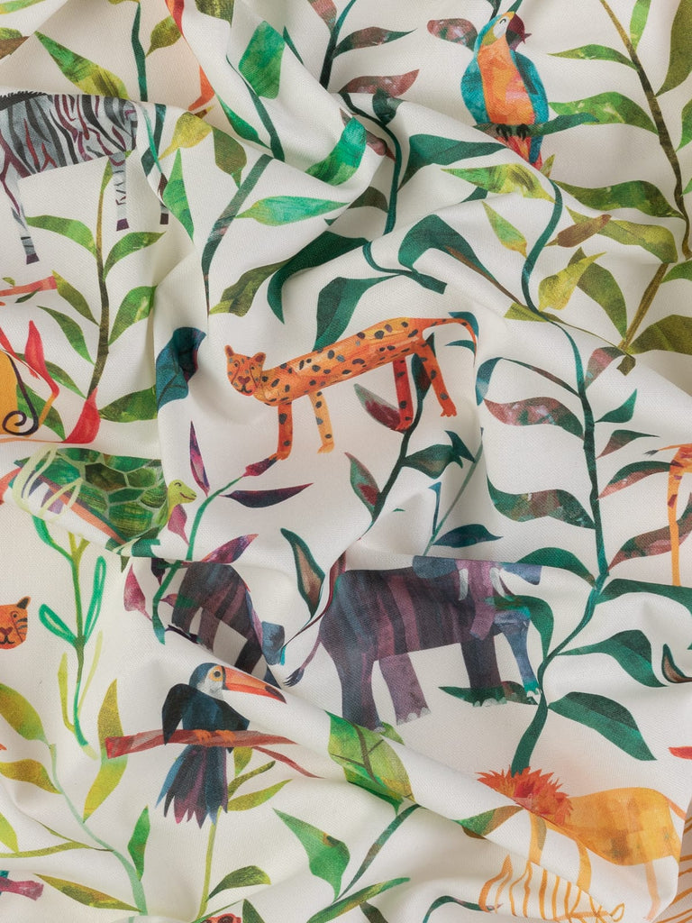 Hide-and-Seek - Jungle (Printed Cotton Curtaining) – Fabworks Online
