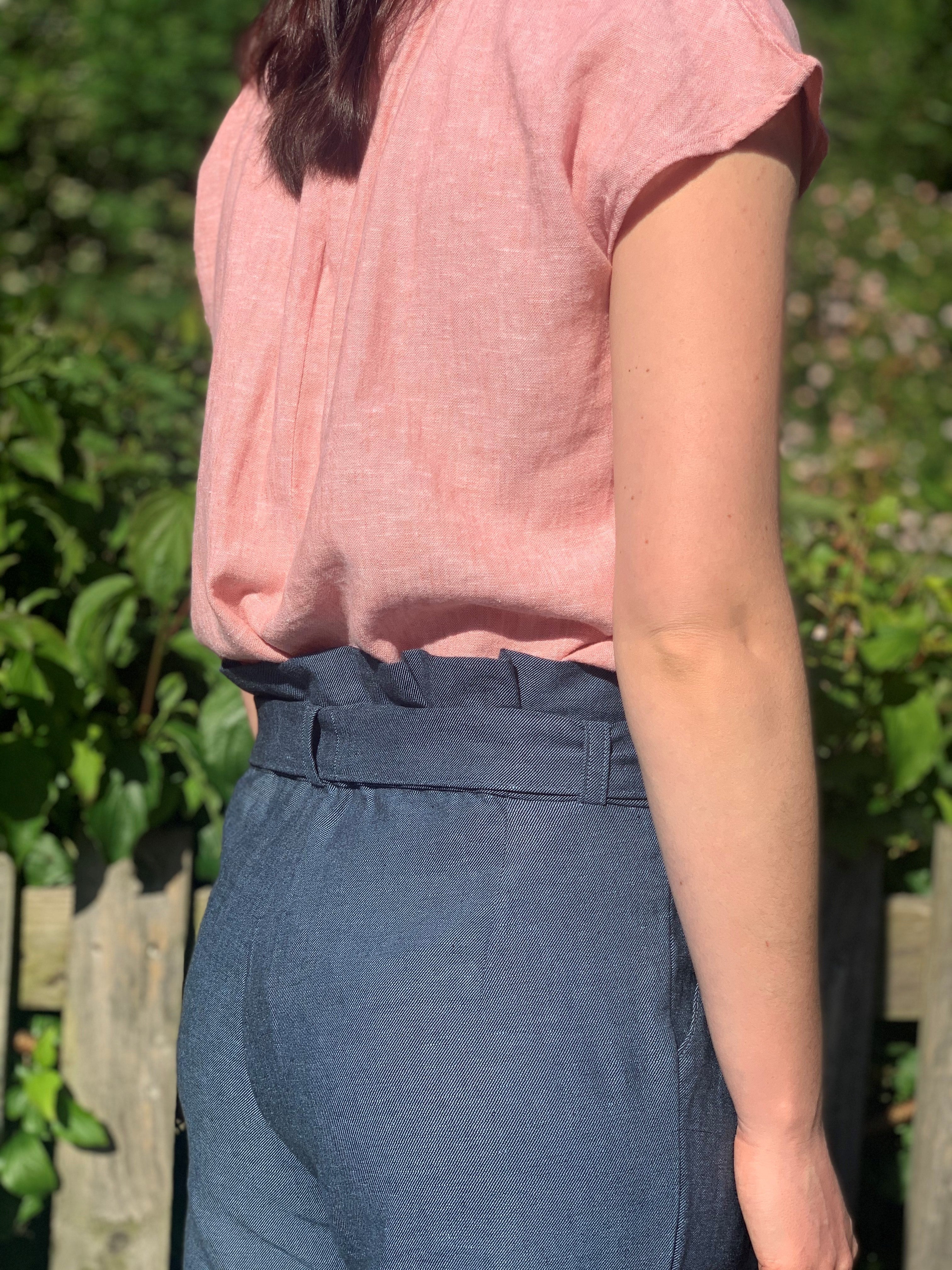 Short Tailored Trousers - Sewing Pattern English
