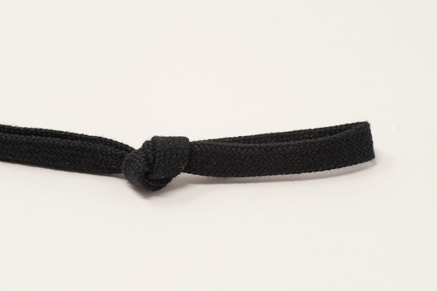 Tape Drawstring 8mm Drawstring Tape - Black – Fabworks Online