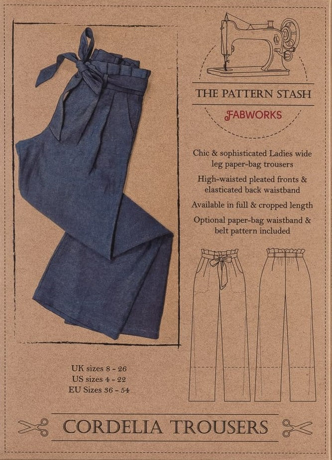 Cordelia Trousers - The Pattern Stash – Fabworks Online